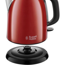 Bouilloire Compacte Rouge - RUSSELL HOBBS 24992-70 - Capacité 1L - Fi