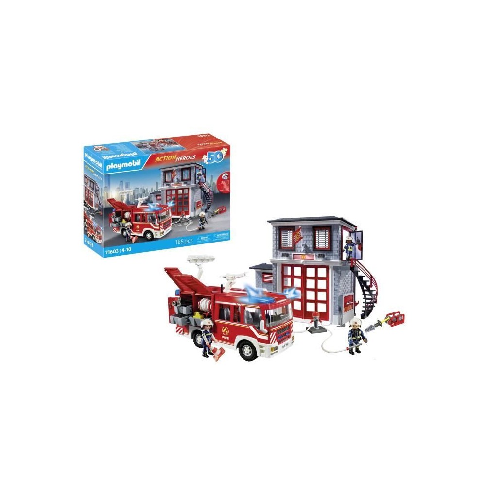 PLAYMOBIL - 71603 - Megaset de pompiers