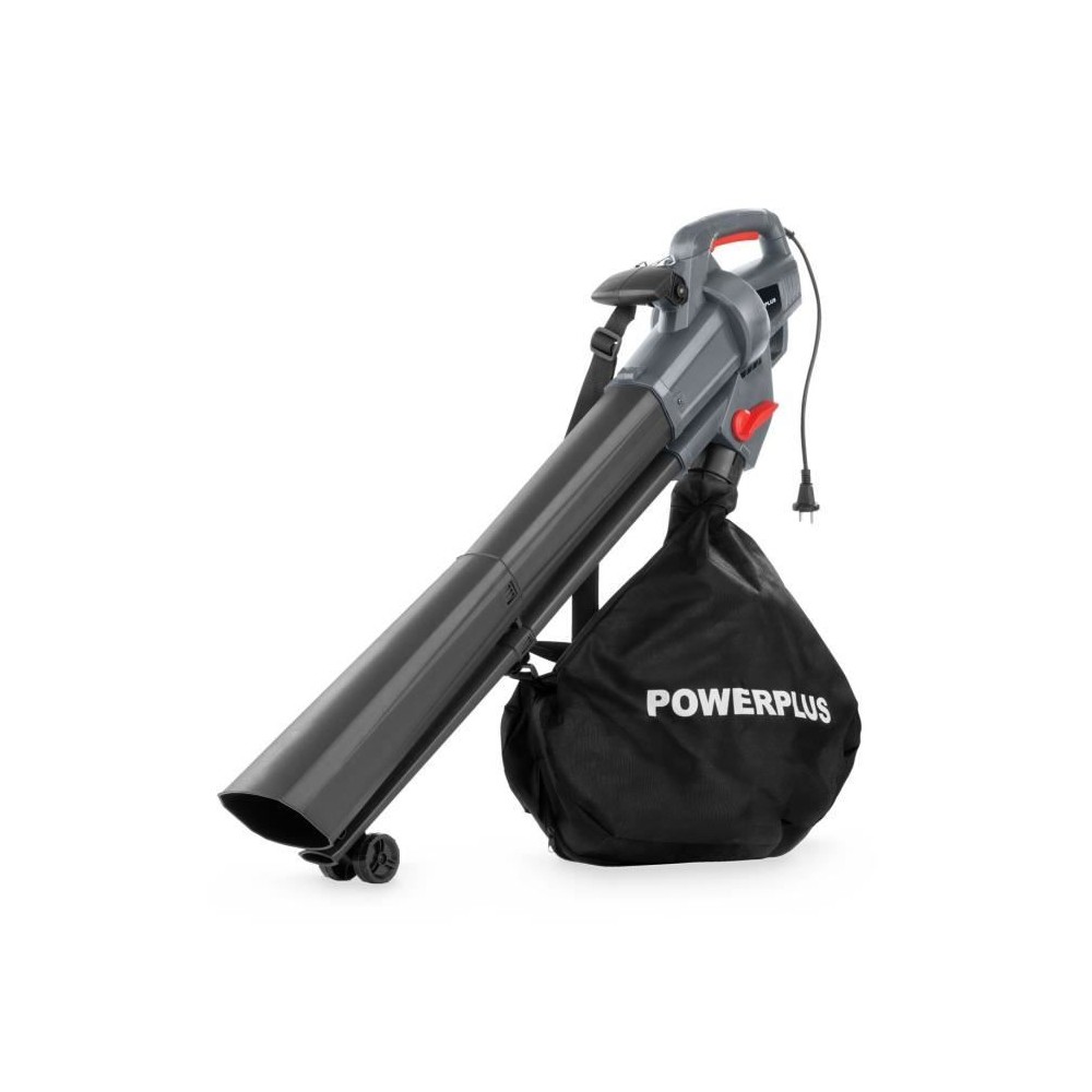 Souffleur de feuilles électrique - POWERPLUS - POWEG9014 - 3300 W - 270 km/h - 40 L - Gris