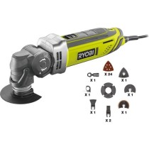 RYOBI - Multitool 300 W - Sac avec plateau de ponçage, 24 feuilles ab