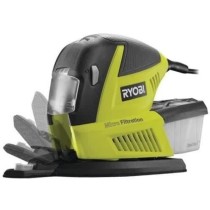 RYOBI - Ponceuse multifonction 180W - 6000-12000 osc/min + sac & 30 ab