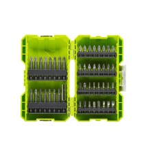 RYOBI - Coffret empilable 48 accessoires de vissage : 32 embouts 25 mm