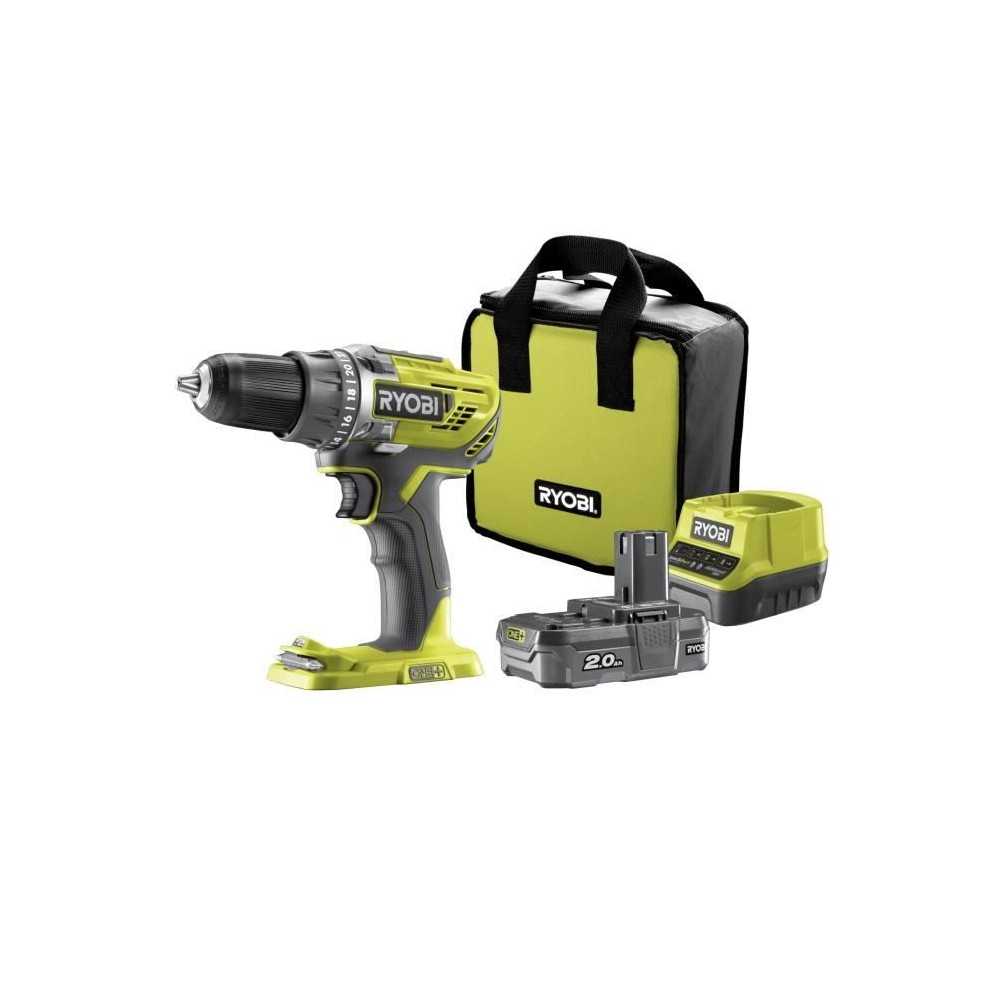 RYOBI - Perceuse-visseuse 18V ONE+ - 50 Nm - 500-1800 tr/min - mandrin