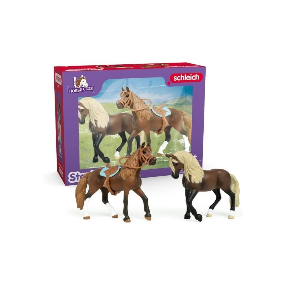 Mes Premiers chevaux Paso Péruvien, Figurines 2 chevaux, SCHLEICH 42738 Horse Club, des 5 ans