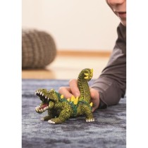 Figurine Monstre des Marais - Jouet Crocodile Ultra-réaliste et Durable aux Écailles Vertes et Dents Féroces Cadeau pour gar