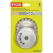 RYOBI - Kit 2 lames (1 lame pour bois/métal et 1 lame carrelage) 85 m