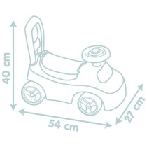 Little Smoby - Porteur Auto - Coffre sous la selle + siege - Klaxon - A partir de 10 ans - Fabrication française