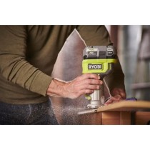 RYOBI - Affleureuse a bois 18V ONE+ - 30 000 tr/min - pince 6 mm - Ave