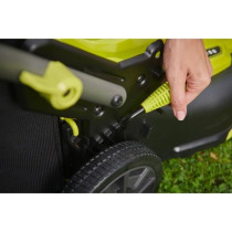 RYOBI - Tondeuse poussée 18V Brushless - Ø coupe 40 cm - ramassage e