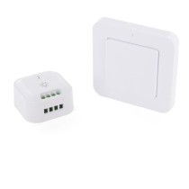 Interrupteur sans fil + Module éclairage On/Off - DIO CONNECTED HOME - 54736 - Blanc - 1000 W