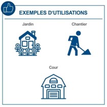 Bétonniere électrique 125L - SCHEPPACH - MIX125 - Tambour renforcé