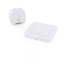 Interrupteur sans fil + Module éclairage On/Off - DIO CONNECTED HOME - 54736 - Blanc - 1000 W