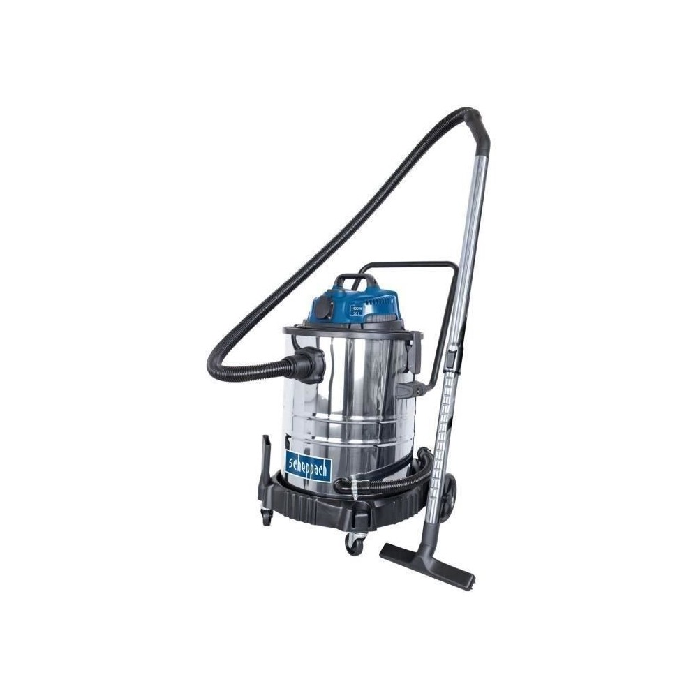 Aspirateur eau et poussiere Scheppach - ASP50-ES - Cuve inox 50L - 140