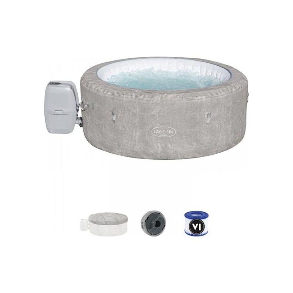 Spa gonflable - BESTWAY - Lay-Z-Spa Zurich - 120 Airjet - 180 x 66 cm - 4 places