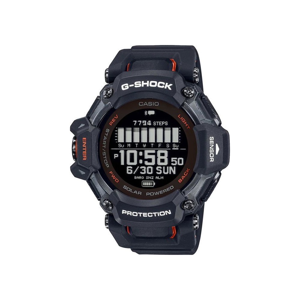 Montre - CASIO - G-Shock Sport - GBD-H2000-1AER - Noir et orange