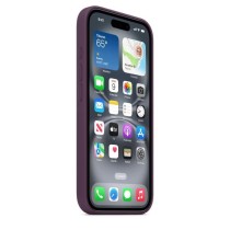 APPLE iPhone 16 - Coque en silicone avec MagSafe - Plum