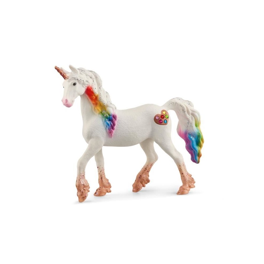 Figurine - SCHLEICH - Licorne arc-en-ciel, femelle - Gamme bayala