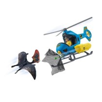 Attaque aérienne, Coffret schleich avec 1 hélicoptere, 1 figurine hu