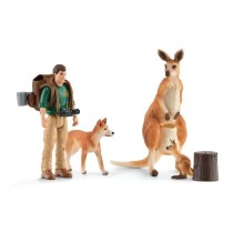 Coffret Aventures en Océanie, figurines animaux sauvages, Schleich 42