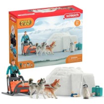 Coffret Expédition en Antarctique, figurines animaux sauvages, Schlei