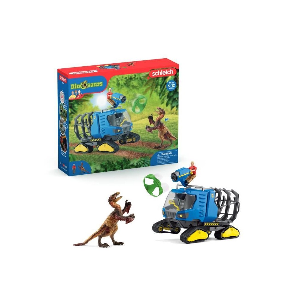 Véhicule de Capture Dino - Coffret de figurines dinosaures - Jouets S