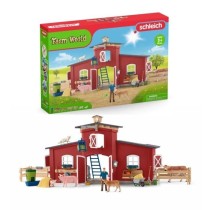 Figurines Animaux de la Ferme avec Accessoires - Coffret Ranch Améric