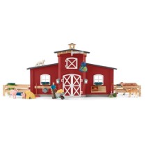 Figurines Animaux de la Ferme avec Accessoires - Coffret Ranch Améric