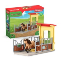 Box avec Poney Icelandais - Extension Ferme Educative, Coffret schleic