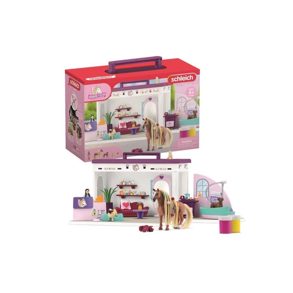 Salon pour Animaux de Compagnie 66 Pieces - Coffret de Jouets avec Fig