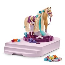 Figurine Cheval - Coffret de 54 Pieces - Accessoires de Pansage et Fig