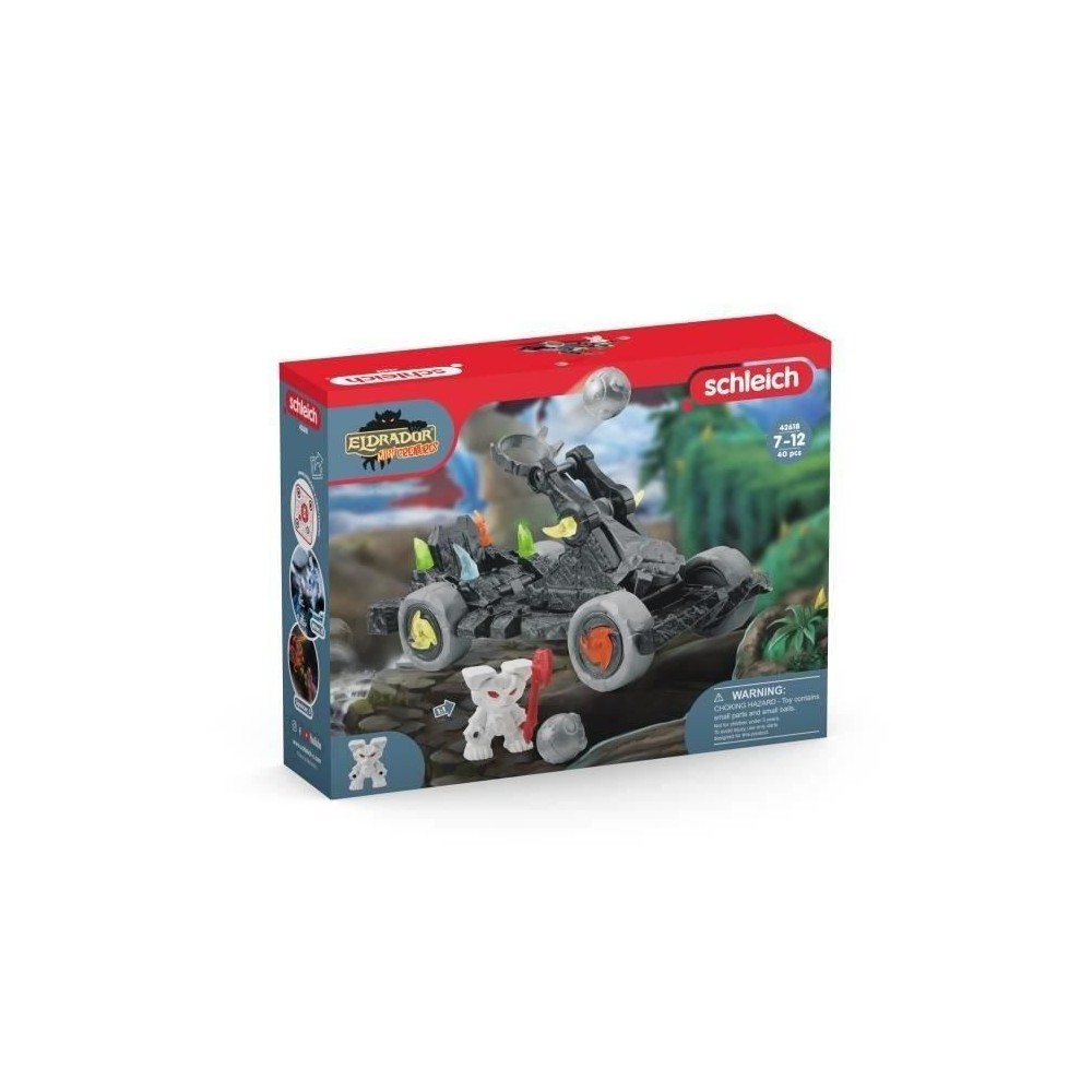 Catapulte avec Mini Creature, Coffret schleich avec 1 figurines mini c