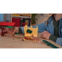 Cabane des animaux de la foret, Coffre schleich 42658 Farm World, pour