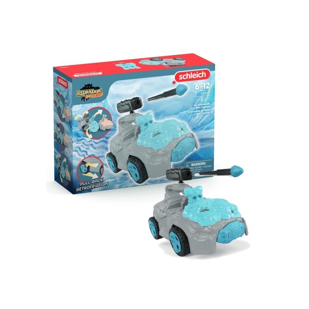 SCHLEICH - 42669 ELDRADOR CREATURES Crashmobile de Glace avec Mini Cr