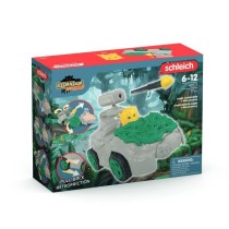 SCHLEICH- Crashmobile de la Jungle avec Mini Creature- 42671- Gamme El