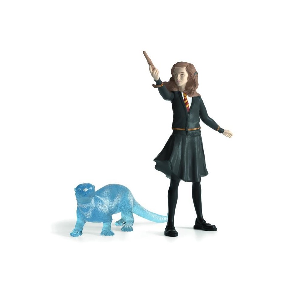 Figurines Hermione et son Patronus, Schleich 42681 Harry Potter, Pour