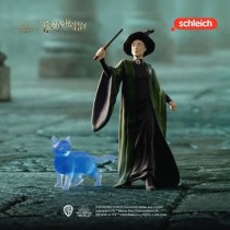 Figurines Professeur McGonagall et son Patronus, Schleich 42682 Harry