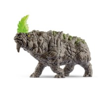 Rhinocéros de pierre - Figurine fantastique - Monstre Mythique et Pui