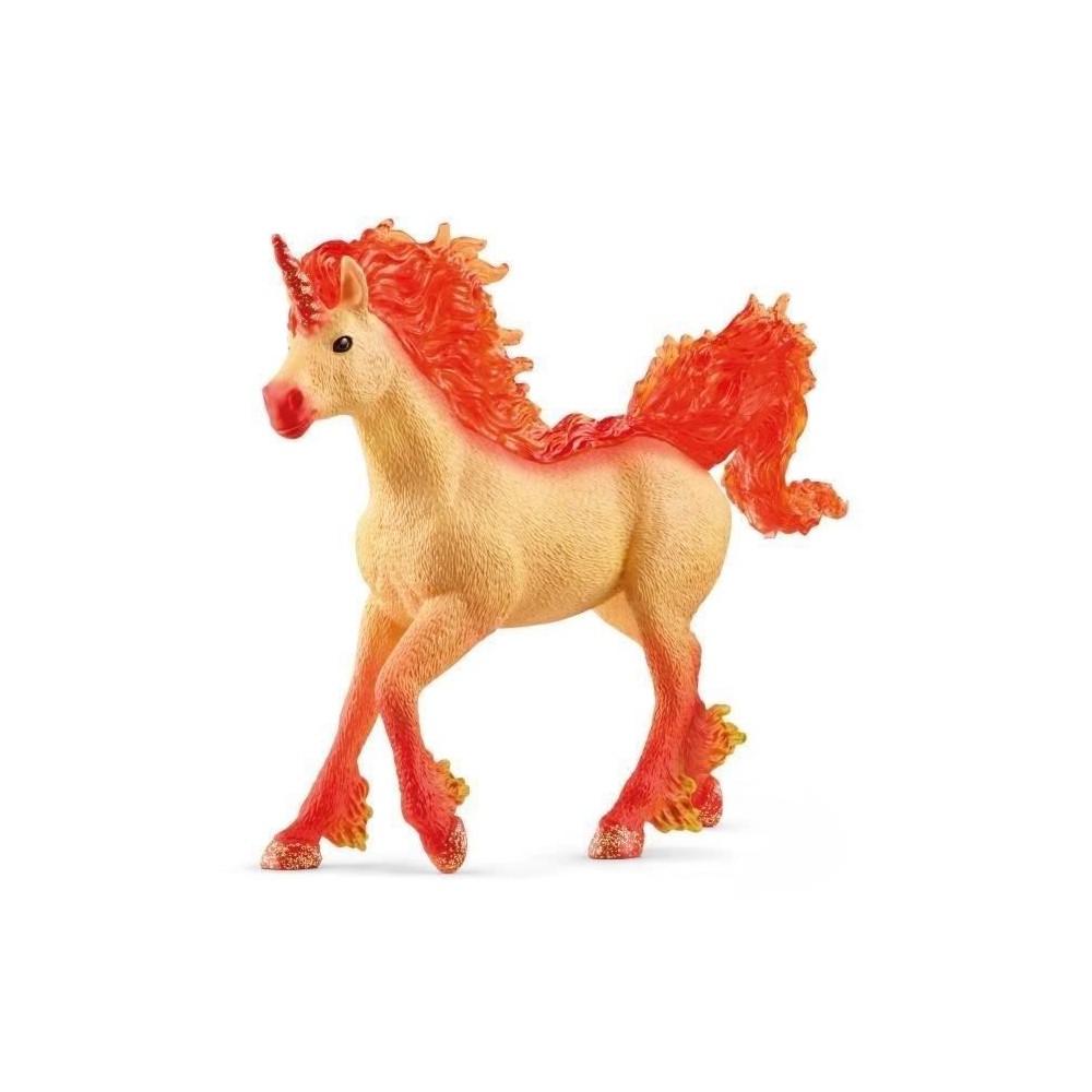 Figurine Étalon Licorne de Feu Elementa - Figurine Cheval schleich a