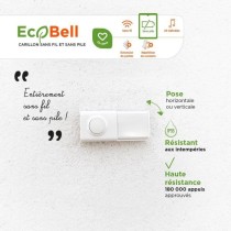 Carillon enfichable sans fil sans pile - EcoBell 100 Plug - SCS SENTIN