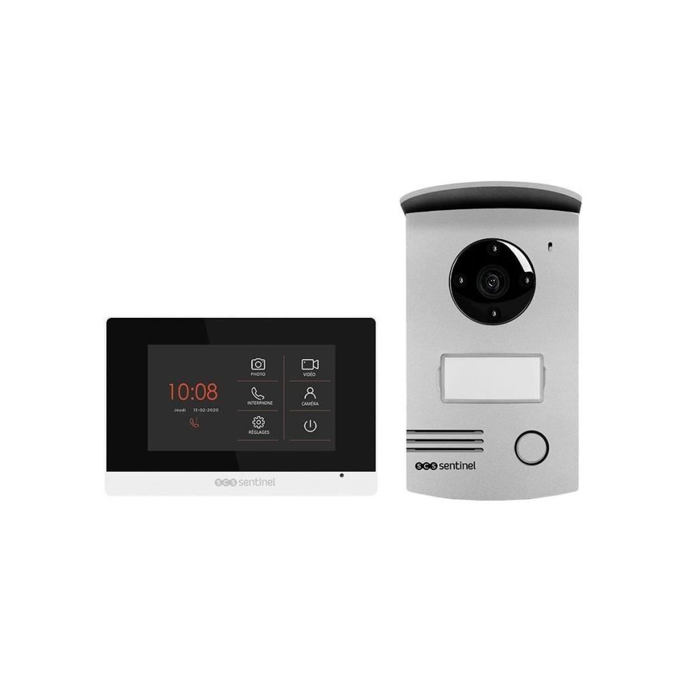 Interphone vidéo filaire SCS SENTINEL VisioDoor 4.3+ avec moniteur ta