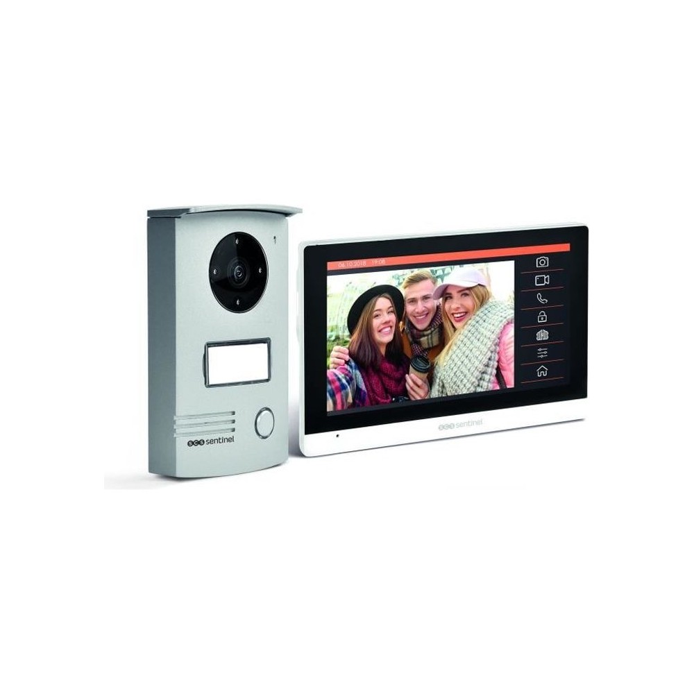 Interphone vidéo filaire SCS SENTINEL VisioDoor 7+ - écran tactile 7