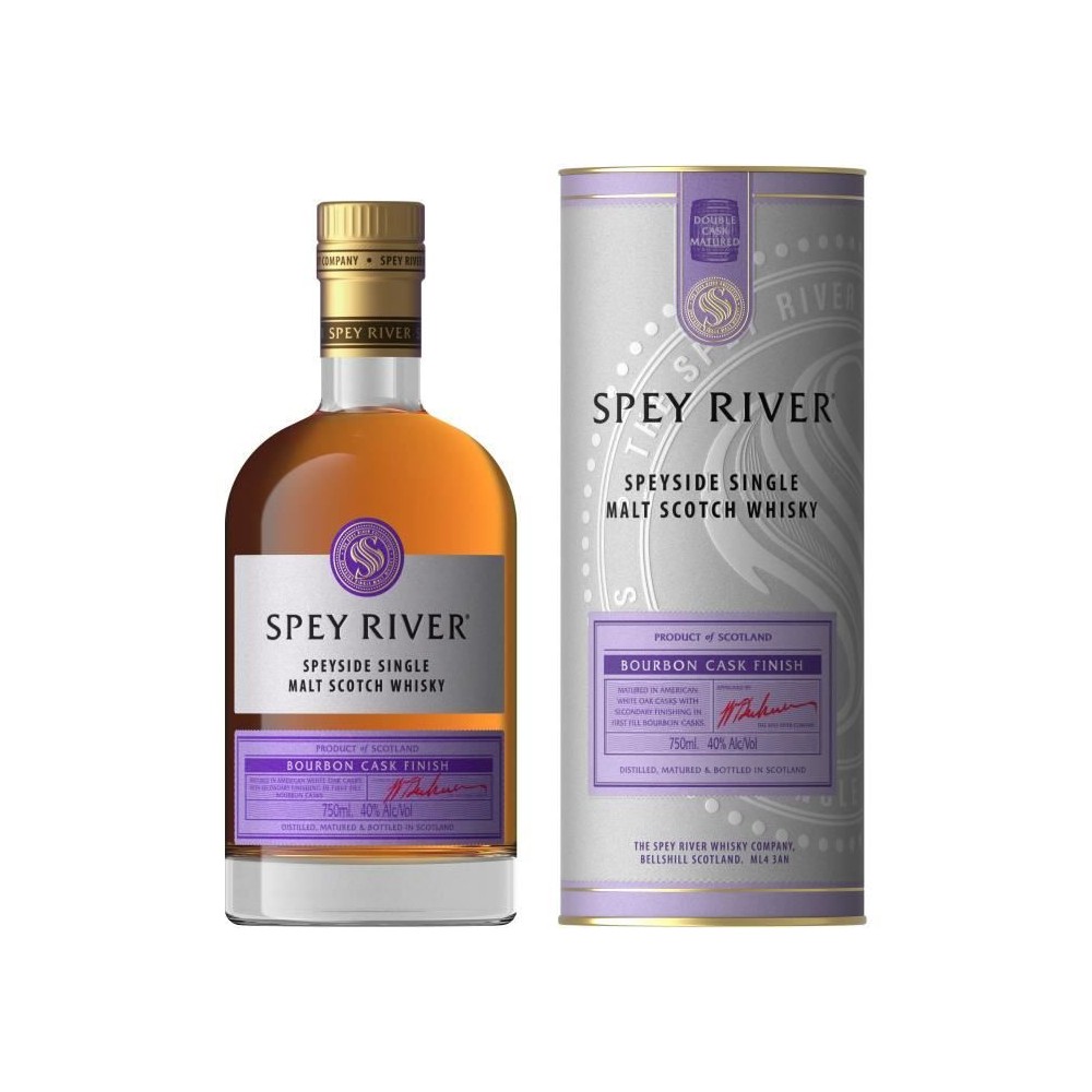 SPEY RIVER Whisky Bourbon Cask finish - 70CL - 40%