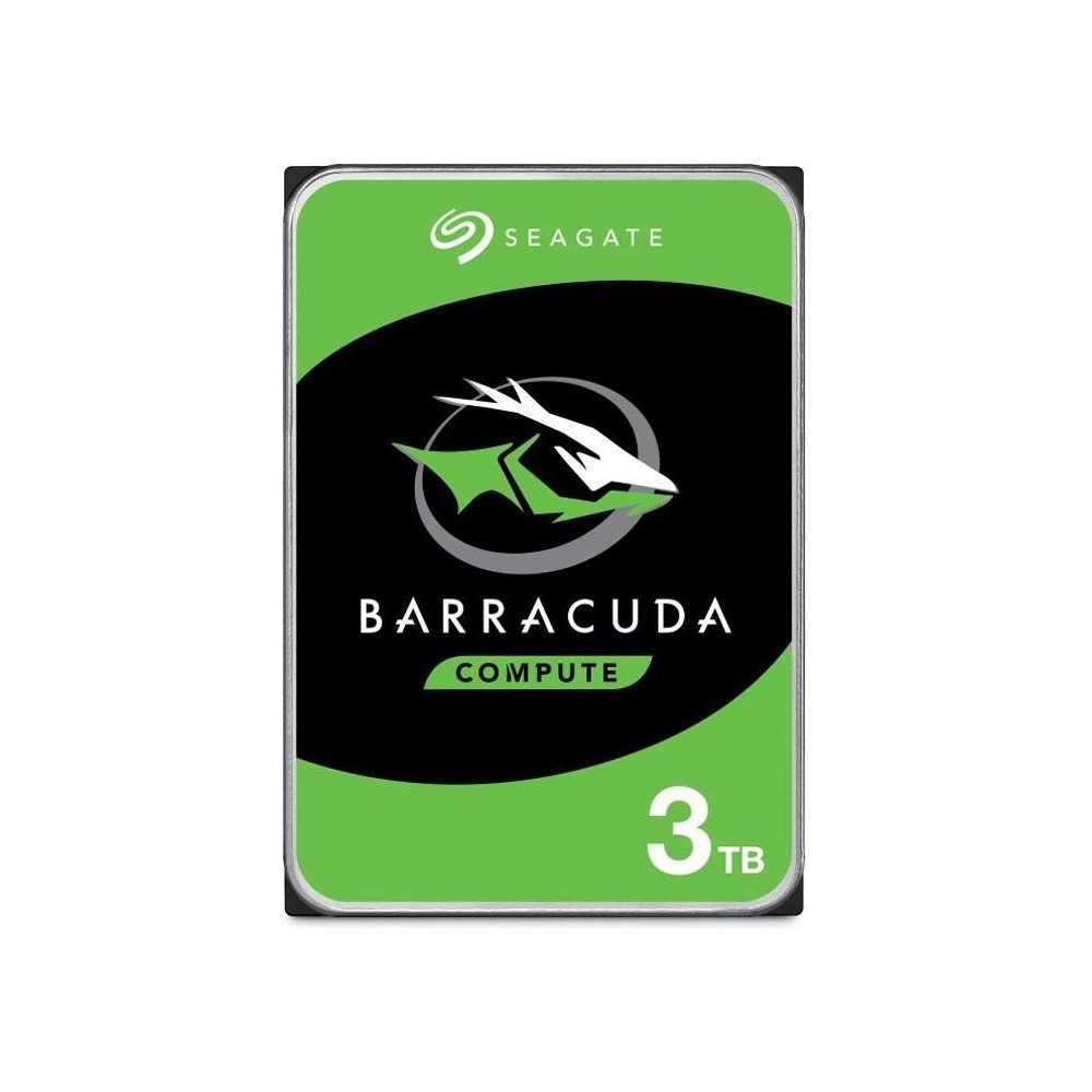 SEAGATE - Disque dur Interne - BarraCuda - 3To - 5 400 tr/min - 3.5