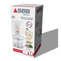 SEB Valentin Mini hachoir électrique, 220 W, 1 vitesse, Lames inox, C