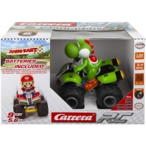 Quad radiocommandé Mario Kart™, Yoshi - CARRERA-TOYS - Technologie 2,4GHz - Extérieur