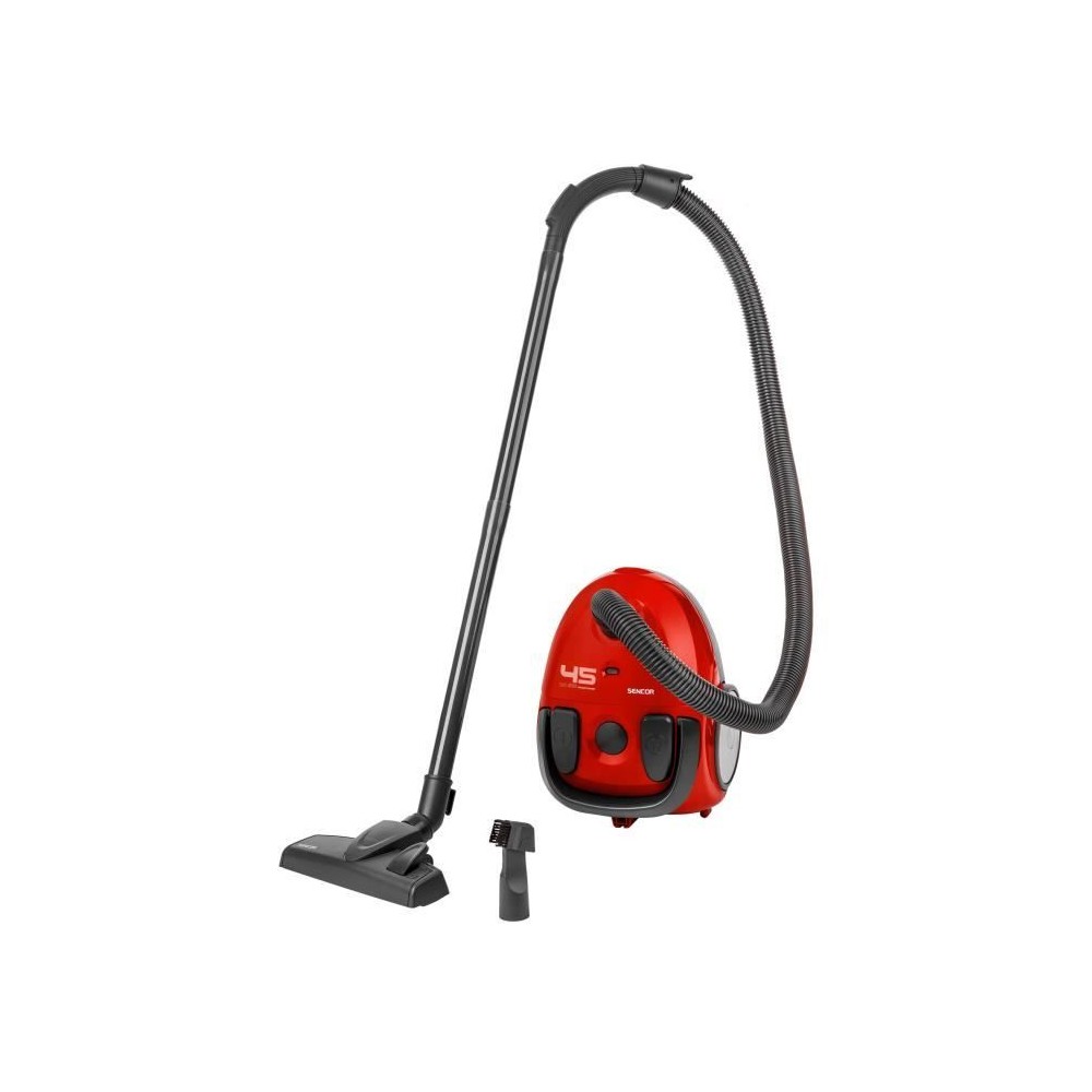 Aspirateur traîneau avec sac - SENCOR - SVC 45RD-EUE3 - Moteur ECO 85