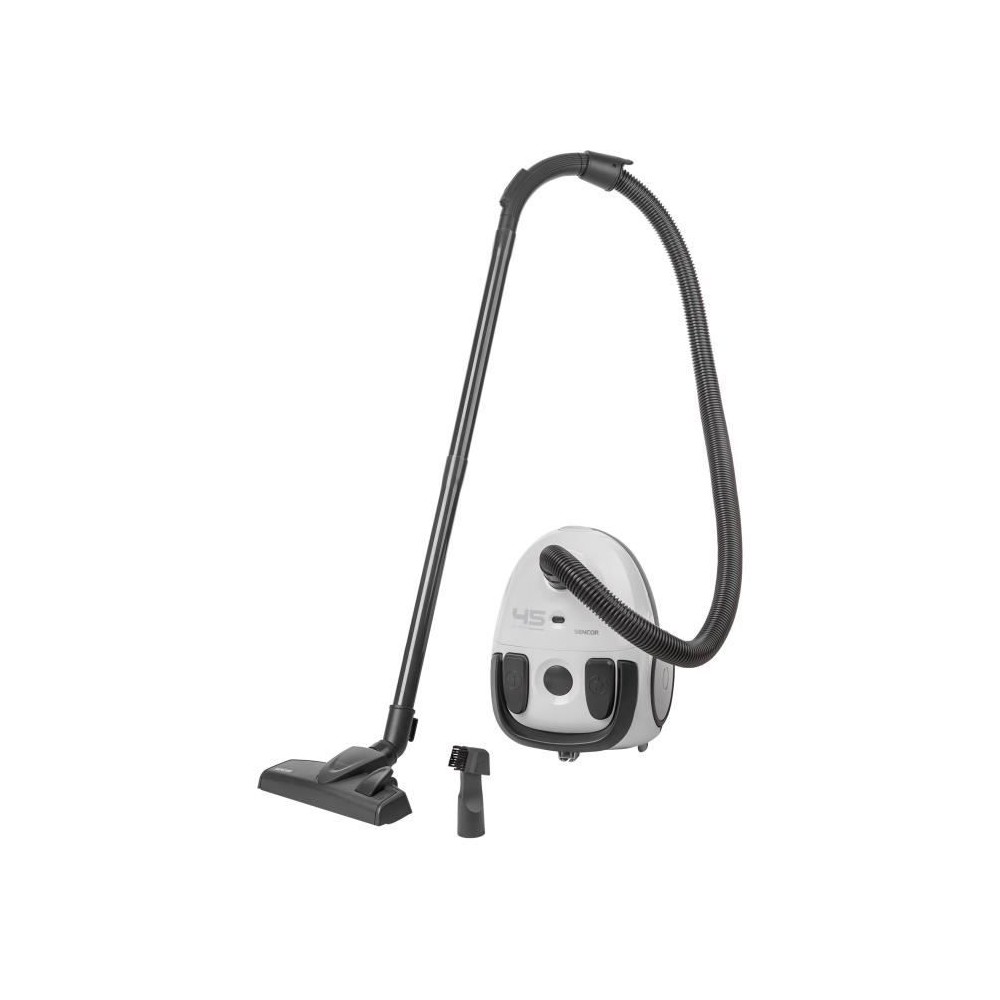 Aspirateur traîneau avec sac - SENCOR - SVC 45WH-EUE3 - Moteur ECO 85