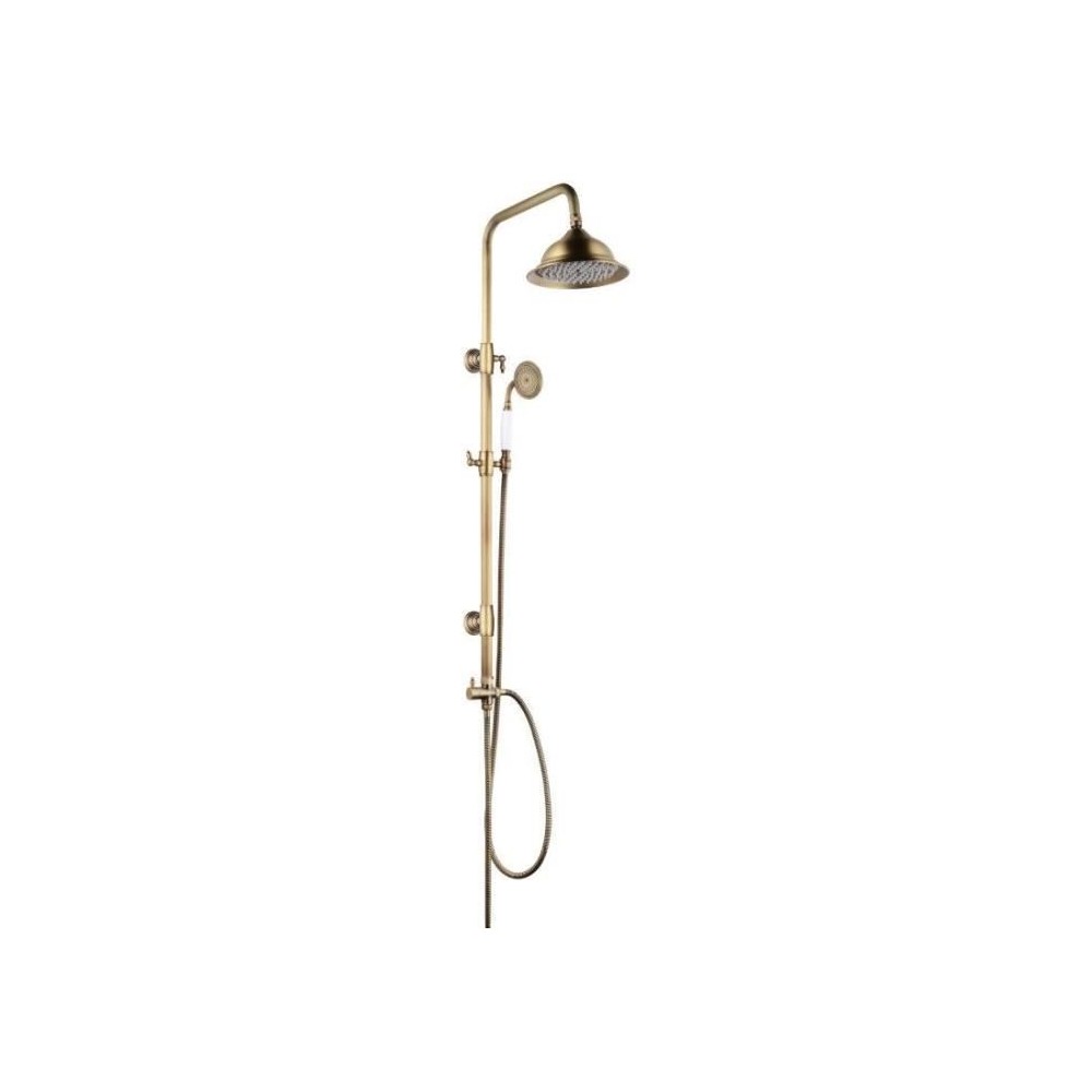 ROUSSEAU Colonne de douche sans robinet Retro vieux bronze