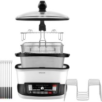 Friteuse multifonctionnelle - SENCOR - SFR 9400WH - 1800 W - 4,8 L - B