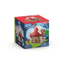 Maison des Schtroumpfs avec 2 figurines, des 3 ans, Schleich 20803 THE SMURFS™ - figurine, 19 x 19 x 19 cm